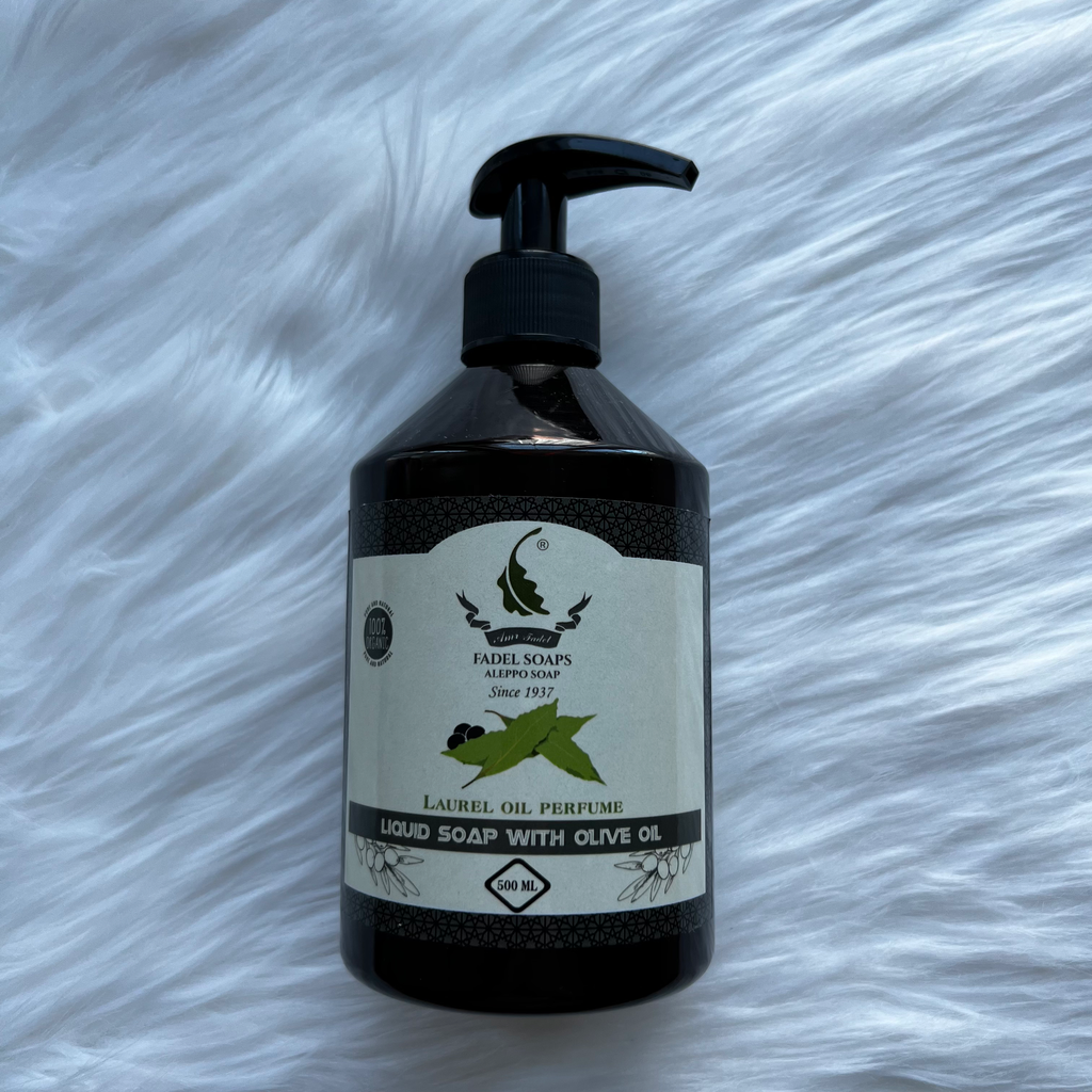 [P-SL-012] Olive Oil Liquid Soap with Laurel scent (Aleppo Soap)